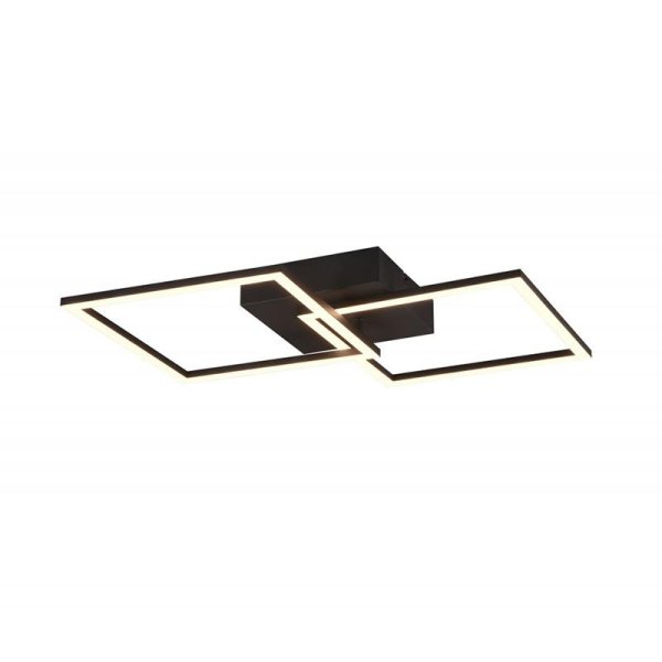 Plafond Trail 30w 3000K preto mate Trio 