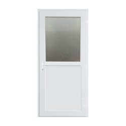 Porta exterior Drava 208x98 vidro fosco esquerda Jewe 