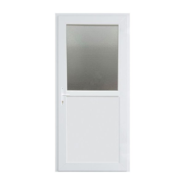 Porta exterior Drava 208x98 vidro fosco esquerda Jewe 