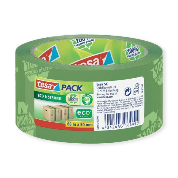 Tesapack Ecologo 66:50 verde impresso Tesa 