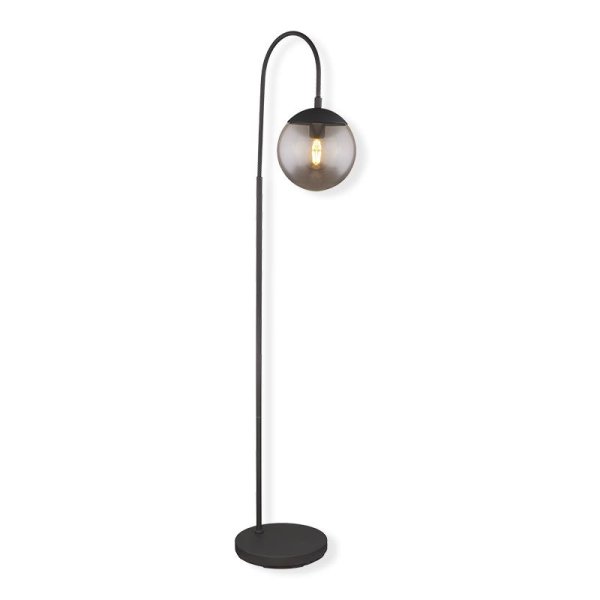 Candeeiro de pe alto blama 1XE27 39cmxØ25cmx150cm 25W Globo 