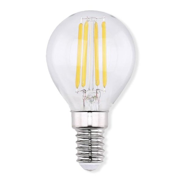 Lampada led mini E14 4W 400lm 3000K Globo 