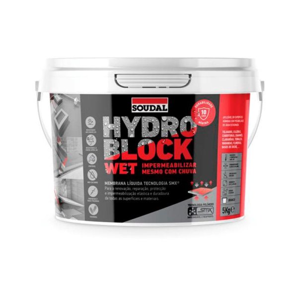 Membrana liquida base SMX technology 5Kg cinza Soudal 