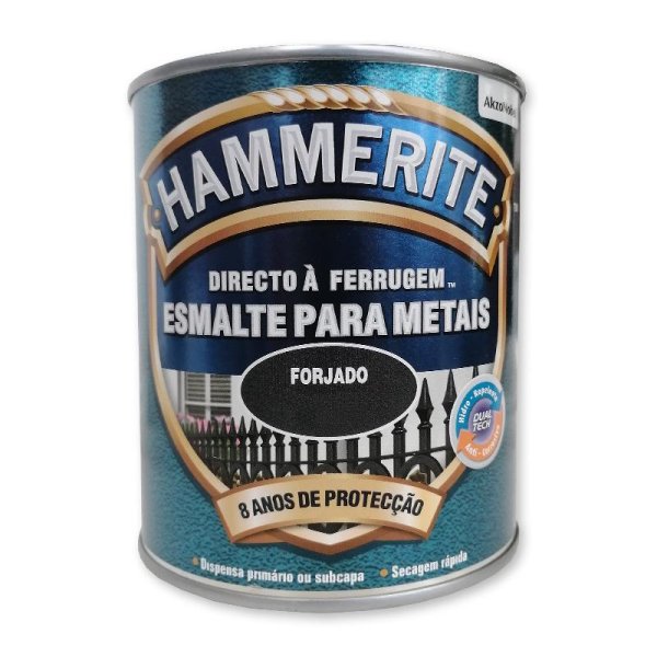 Hammerite dualtech forjado preto 3/4 lt 042-0601 Hammerite 