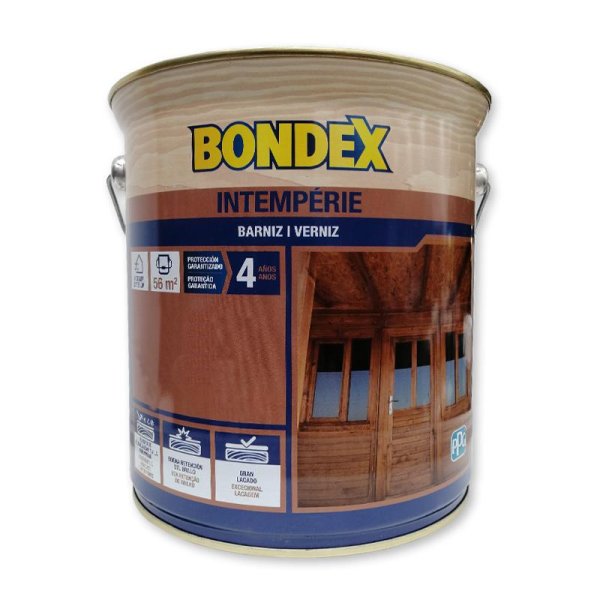 Bondex intemperie acetinado carvalho escuro 4 lt Dyrup 