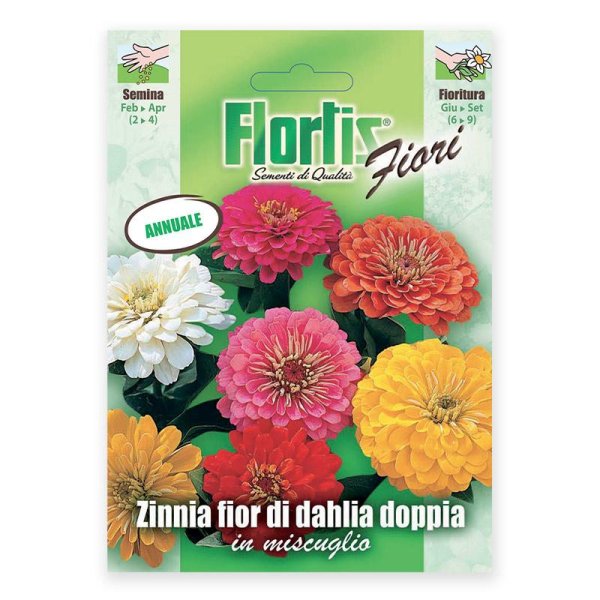 Semente zinnia Flortis 