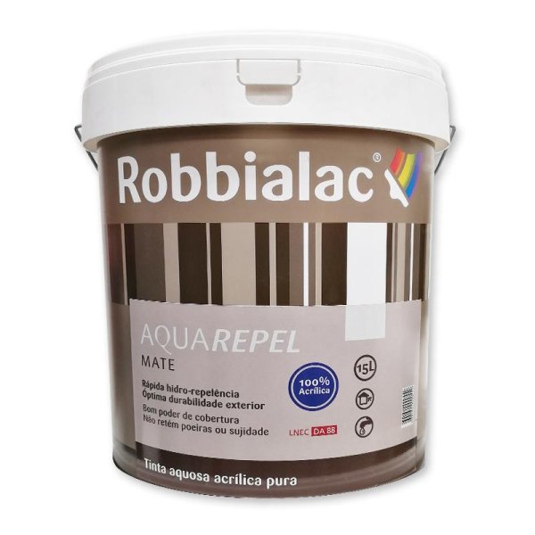 Tinta Robbialac Aquarepel 15L Branco Robbialac FG 