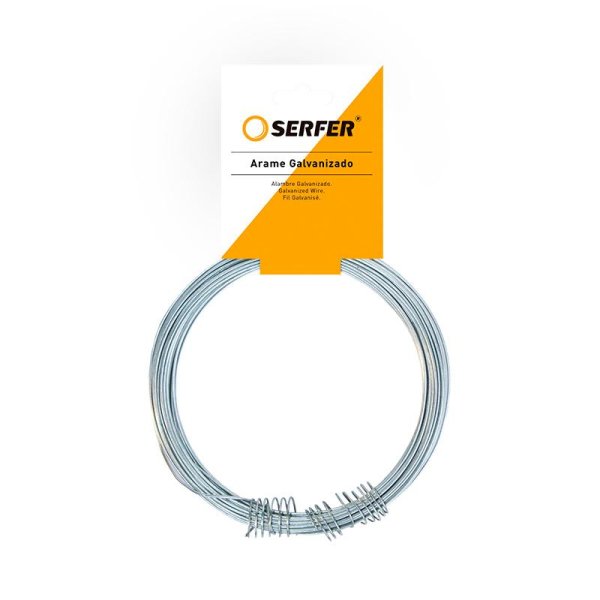 Arame galvanizado 0.8 40mt Serfer 