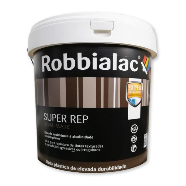 Tinta Super Rep semi-mate ext 15 lt br Robbialac FG 