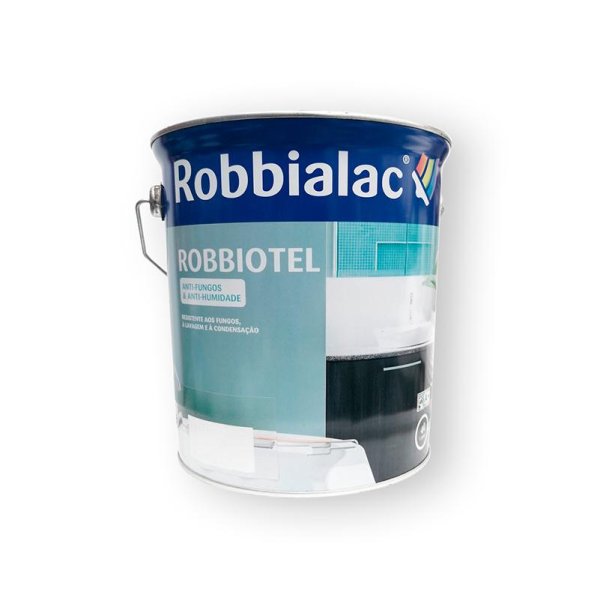 Tinta Robbiotel aquoso mate 4 lt branco 065 Robbialac FP 