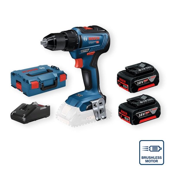 Berbequim GSB 18V-55 Pro (2 baterias 3,0 Ah) Bosch 