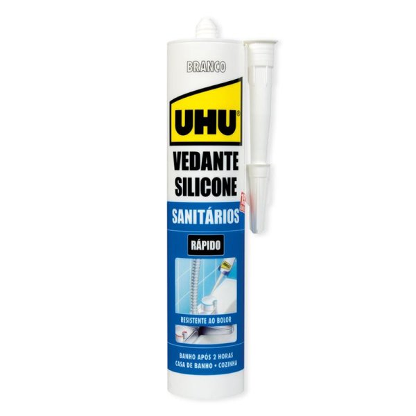 UHU Silicone Sanitarios e Cozinhas Branco 280ml UHU 