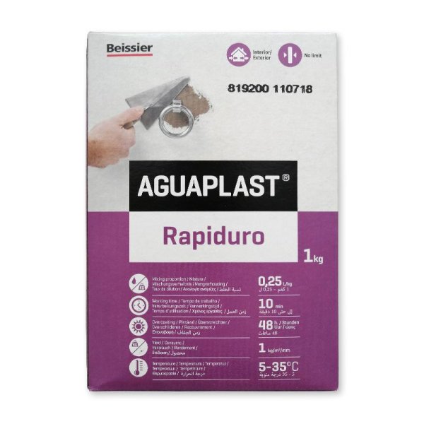 Aguaplast rapiduro (em po) - 1 kg Aguaplast 