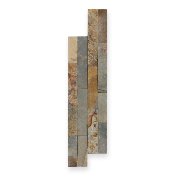 Pedra natural multicolor STR 15x55 (0,66m2) Streightex 