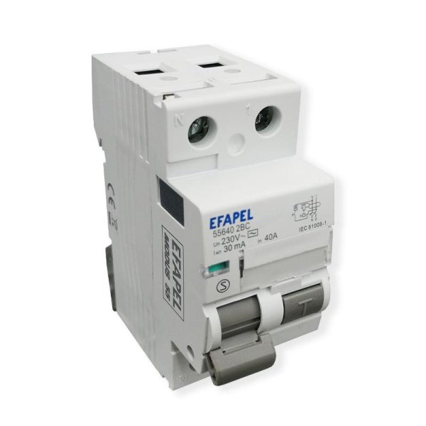 Interruptor dif. 2P-30MA-AC-40A Efapel 