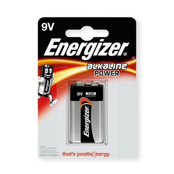 Pilha quadrada Energizer 6LR61 9 V(522) BL1 classica Energizer 