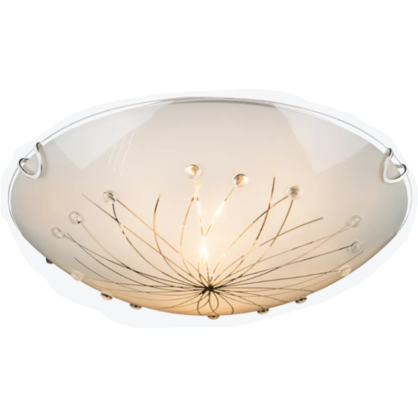 Plafon Vidro Calimero 40402-2 redondo opal decor Ø30cm Globo 