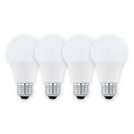 Pack 4 lampadas led E27 9W...