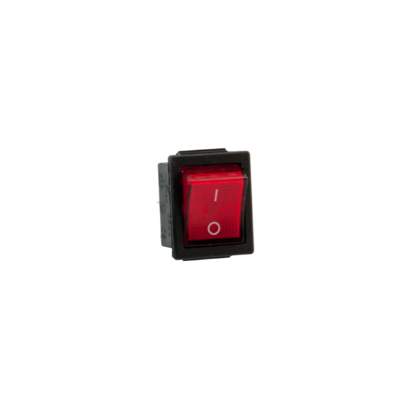 Interruptor bipolar KCD-6 vermelho ASLO 