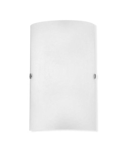 Aplique vidro branco troy 1XE14 60W 18cmx25cmx75cm