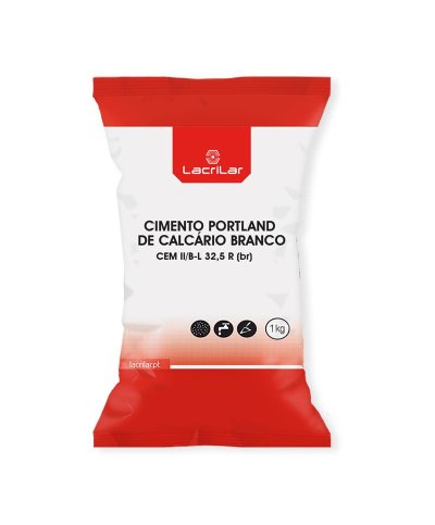 Cimento de calcario branco 1kg