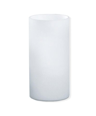 Candeeiro de mesa vidro branco geo 1X60W E14 Ø10cmx20cm