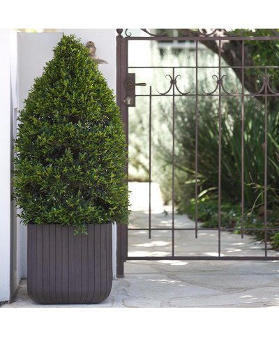 Floreira Castanha  Cubo 50L 40x40x40cm | Casa Alves