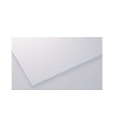 Placa vidro sintetico liso transparente 100x100cm 5mm