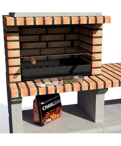 Churrasqueira 138x58x200 inclui grelha