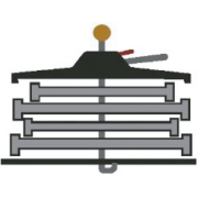 Fixador de escadas a viaturas