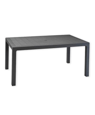 Mesa de refeição Melody Grafite 161x95x75