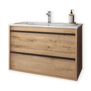 Conj. movel Attila 80 carvalho c/lav.