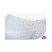 Placa alveolar transparente 98x200cm 6mm