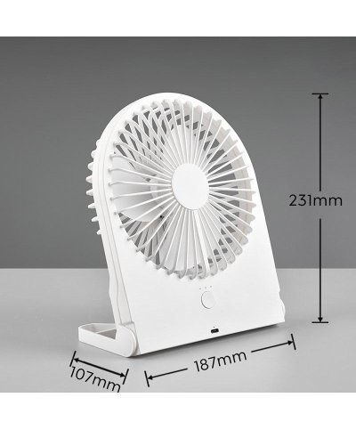 Ventoinha de mesa branca USB