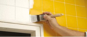 Pintura sobre azulejo